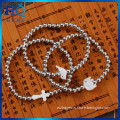 Good Quanlity Steel and white different shape MOP bracelets